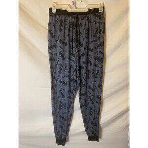 Batman Mens Size Large Lounge Sleep Pj Pants silky Comfy L DC Comics Pajamas